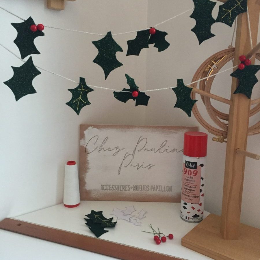 Box DIY Guirlande de Houx Noel